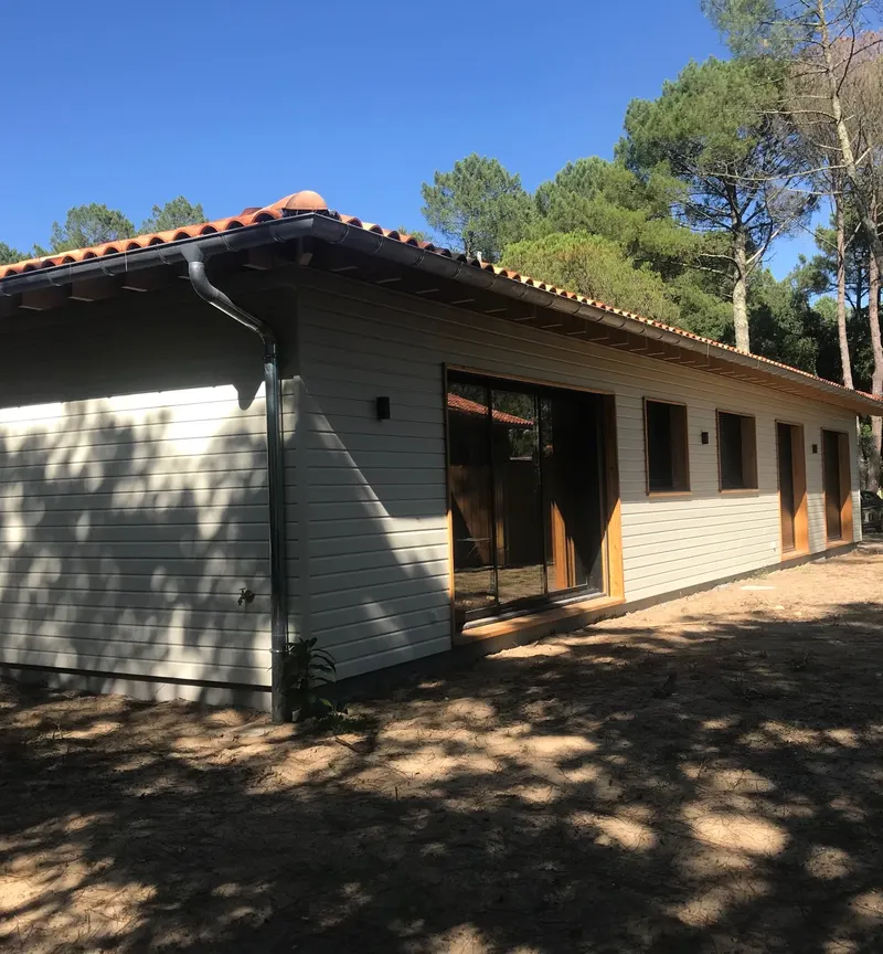 Maisons ossature bois de 120 m² à Moliets-et-Maâ, vue complémentaire