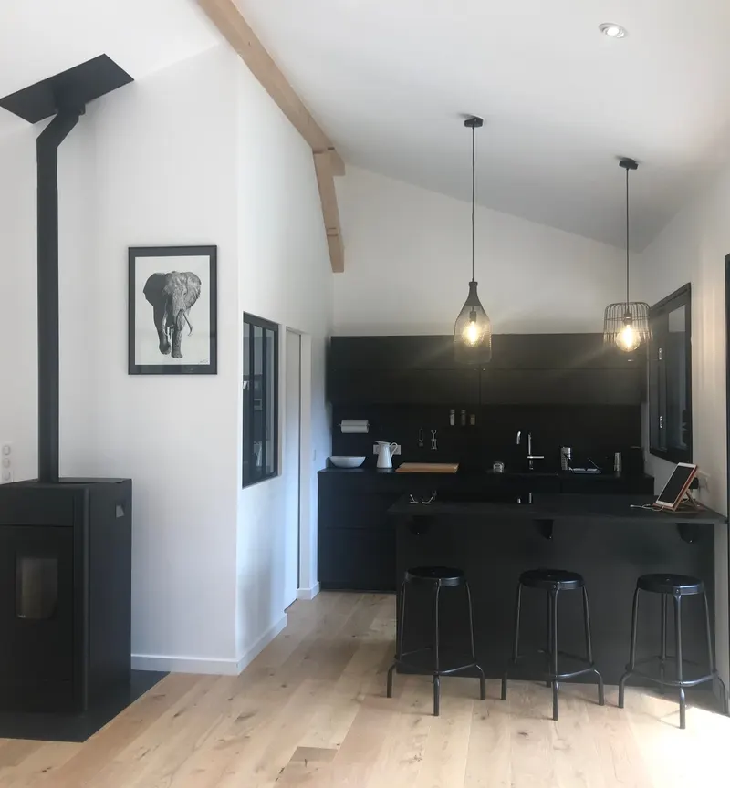 Maisons ossature bois de 120 m² à Moliets-et-Maâ, vue complémentaire